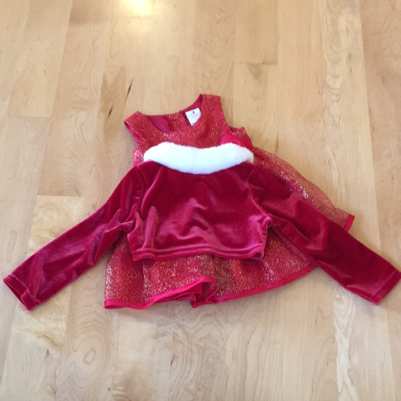 Formal Christmas Dress and Cropped Bolero Jacket - Picture 7 of 9